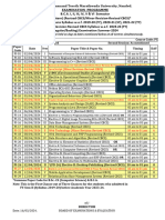 BCASummer 2024 Exam Time Table BB