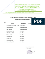 Daftar Hadir Rapat Pengembangan Visi Misi