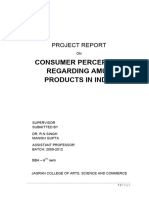 Amul Project Report PDF Free