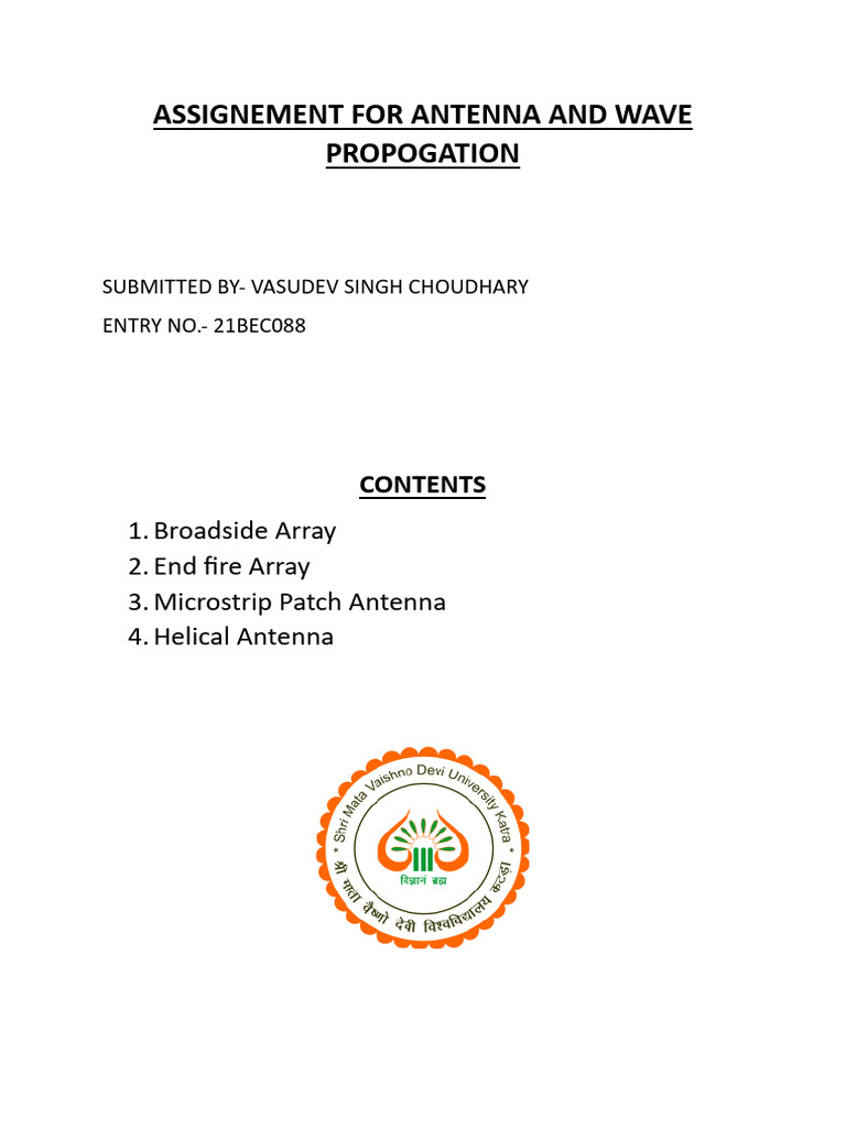 ANTENNA AND RADIO WAVE PROPAGATION visual data 2