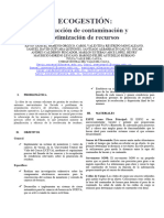 Ecogestion-Informe Circuitos