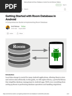 Getting Started With Room Database in Android - by Amit Raikwar - Medium