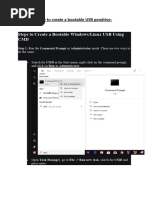 How To Create A Bootable USB Pendrive