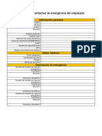 Formulario de Contactos de Emergencia