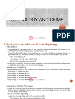 Module 2 - Psychology and Crime