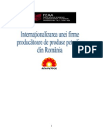 Internationalizarea Unei Firme Are de Produse Petroliere Din Romania