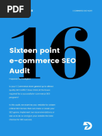 Ecommerce Website Audit Report Sample