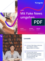 Mit fake news umgehen - Lesen  B1