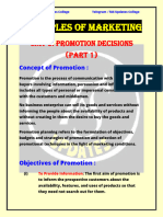 Principles of Marketing Unit 5 Promotion Decision (1)