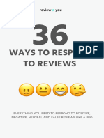 Ways To Respond To Reviews: Everything You Need To Respond To Positive, Negative, Neutral and False Reviews Like A Pro