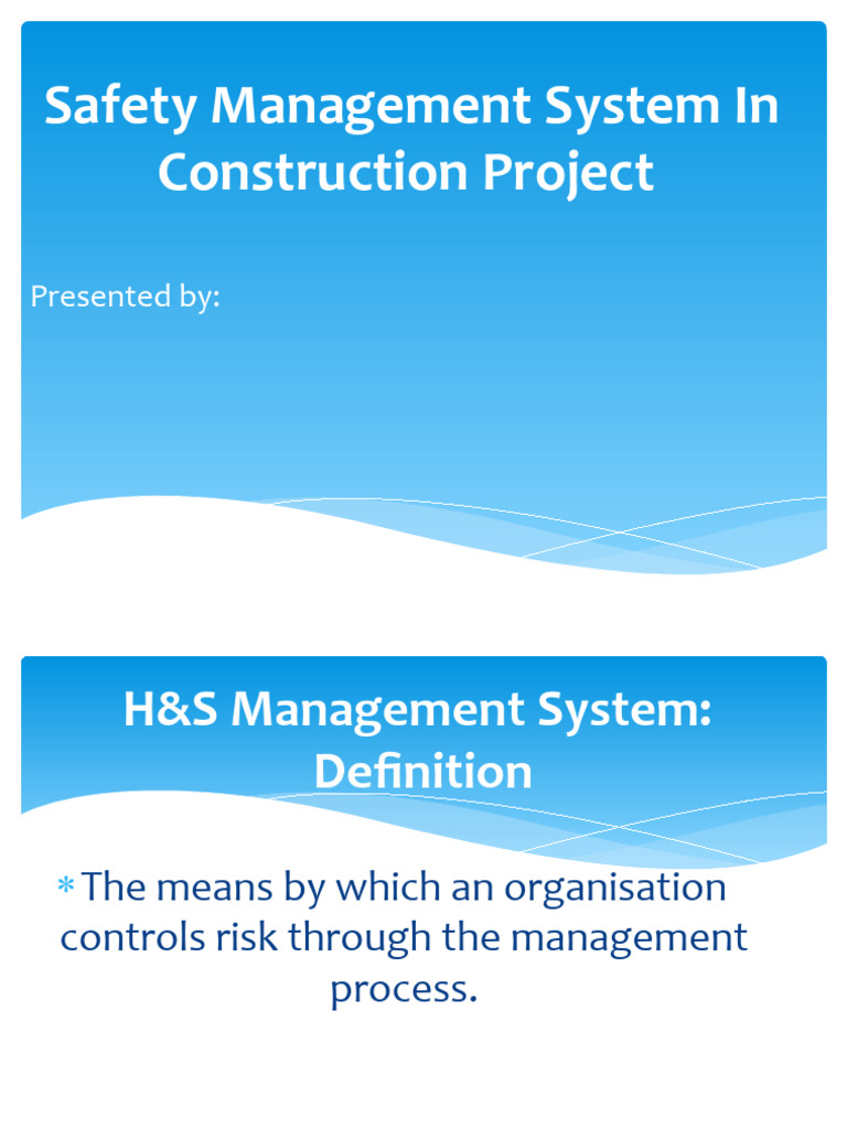 Construction Safety Management System Guide | PDF | Audit | System