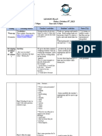 Lesson Plan Qt13 October 8th