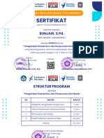 SERTIFIKAT - BUNJARI, S.Pd.