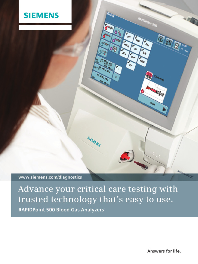 siemens_rapidpoint_500_brochure | PDF | Intensive Care Medicine ...