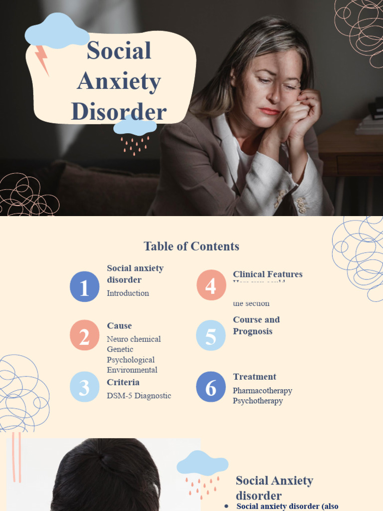 PMH Social Anxiety Disorder | PDF | Social Anxiety Disorder | Anxiety ...