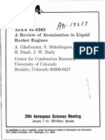 A Review of Atomization in Liquid Rocket Engines -Ghafourian1991