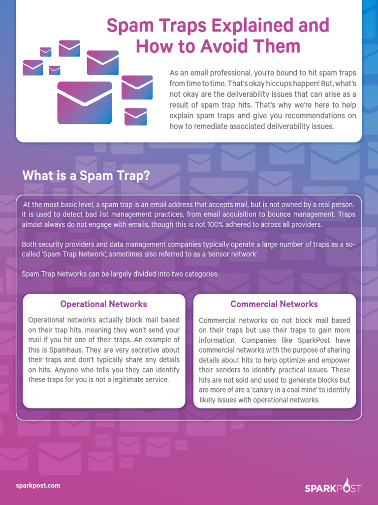 Understanding and Avoiding Spam Traps | PDF | Email Spam | Computer ...