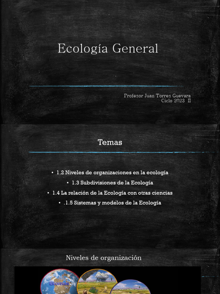 Fundamentos de Ecología y Sistemas | PDF | Ecología | Ecosistema