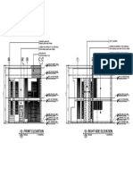 Front and Right Elevation One Storey