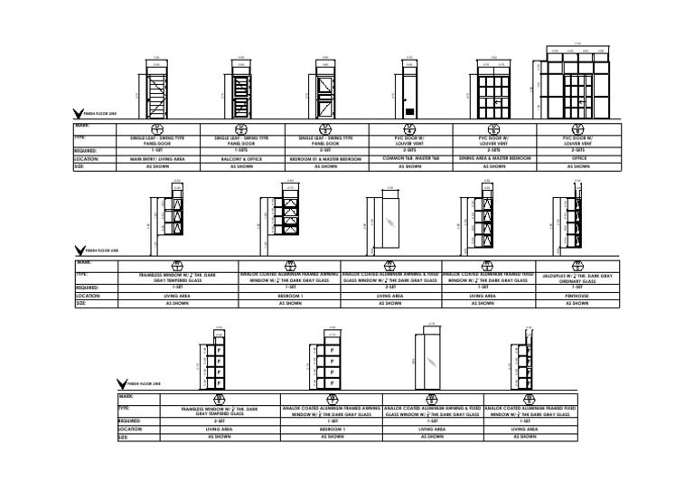 Frameless Windows and Doors Specifications | PDF | Window | Door