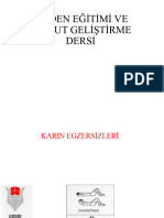 Hafta Üst Karin Egzersi̇zleri̇