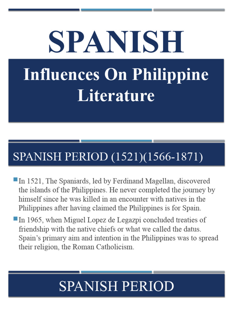 What Is Spanish Period Literature