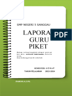 Laporan guru piket kinerja guru di PMM