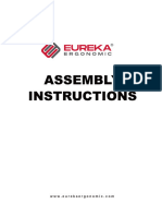 ERK-AED-E70B-V2_E70_Explored_Anchor_Desk_Black_Assemble_Instruction_Manual