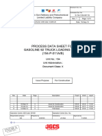Indra: Process Data Sheet For Gasoline 92 Truck Loading Pumps (154-P-011A/B)