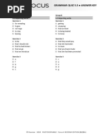 Focus4 2e Test Unit5 Answers | PDF