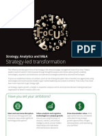 GX Cons Strategy Analytics and M and A Overview