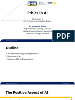 Ethics in AI