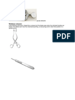 Weitlaner retractor self-retaining instrument