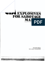 CIA - CIA Explosives For Sabotage Manual (1987) PDF