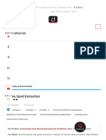 Marine Sand Extraction