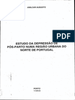 Estudo Da Depressão de Pós-Parto Numa Região Urbana Do Norte de Portugal