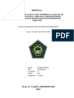 Proposal Bab i III Strategi Pembelajaran