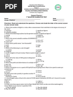 1Q Gen Physics I