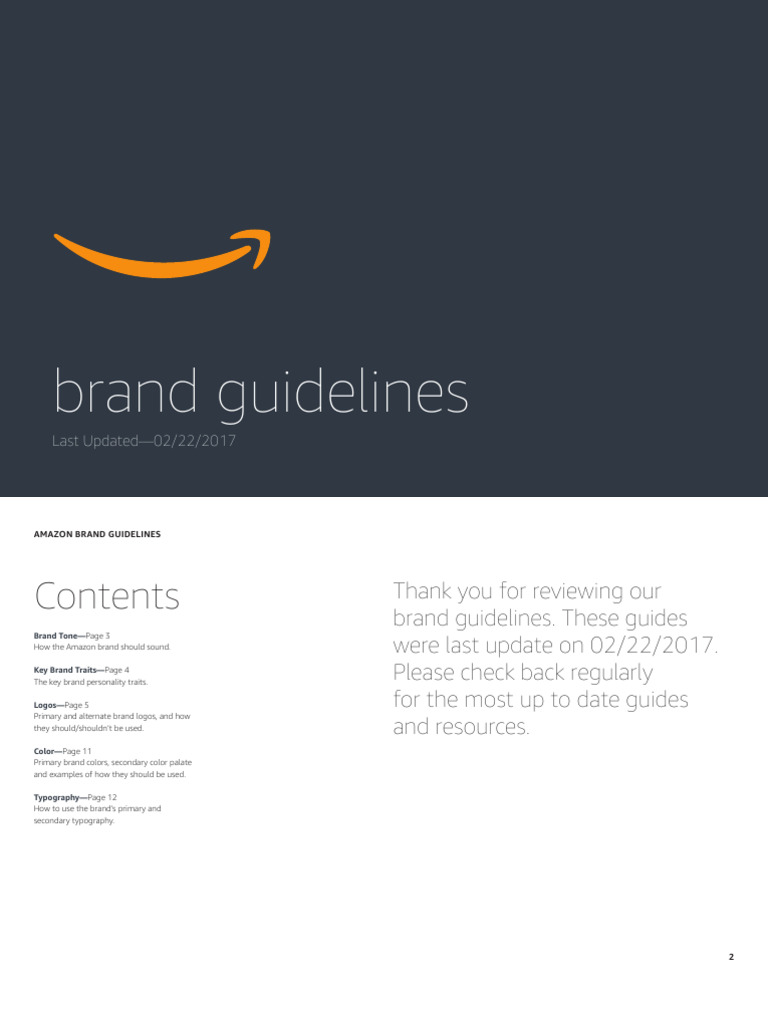 Amazon Global_Brand Guidelines | PDF | Logos | Brand