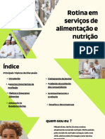 Rotina em Serviço de Alimentacao e Nutricao