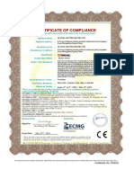 AC Motor CE Certificate