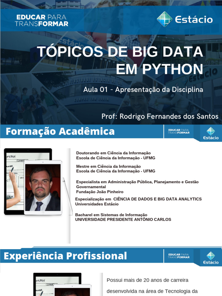 Big Data com Python: Introdução e Aplicações | PDF | Big Data | Ciência ...