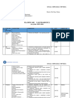 22-23 Planificare Calendaristica L1 Cls A VIII-a RO4