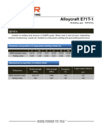 Data Sheet Tayor FCAW E71T-1