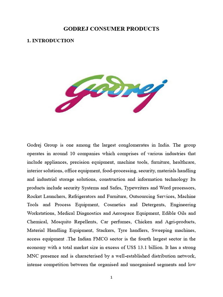 Godrej Consumer Products | PDF | Supply Chain | Computer Security