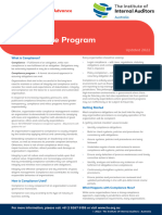 Factsheet Compliance Program