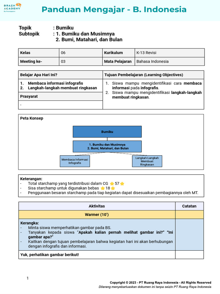 06KR13IND3701CG - V1 - Pertemuan 03 - Bumiku | PDF