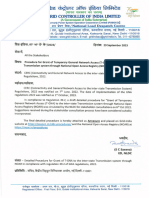 Procedure For Grant of T-GNA Through NOAR