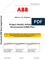 Project HSE Plan