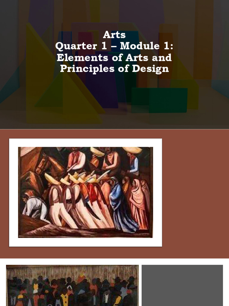 Q1arts10module1 221210131238 21e253e0 | PDF | Color | Dimension